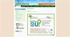 Desktop Screenshot of ecole-albatros.ca